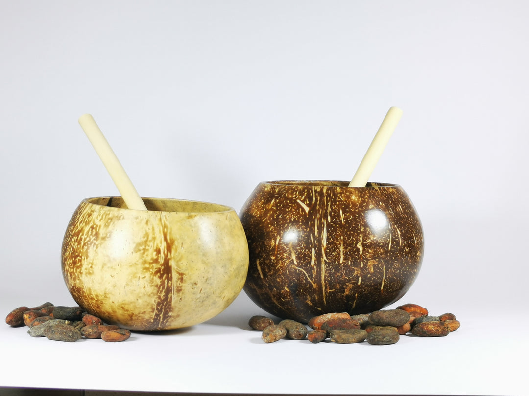 Kokos Becher im Set 2 Stück aus Handgefertigung