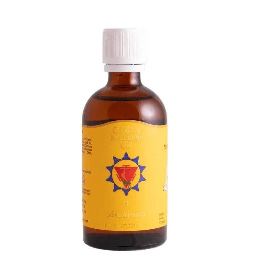 Solarplexus-Chakra Massage Öl Manipura - Ritualmanufaktur.de