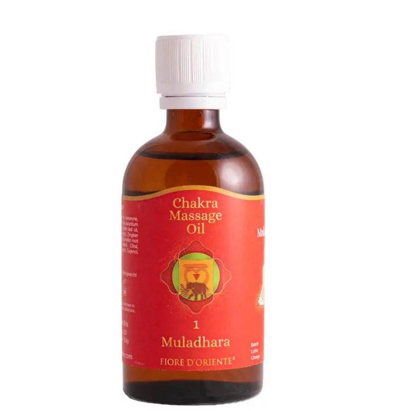 Wurzel-Chakra Massage Öl 100 ml Muladhara - Ritualmanufaktur.de
