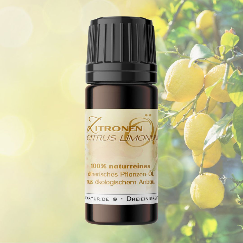 Zitrone naturreines ätherisches Öl - Ritualmanufaktur.de
