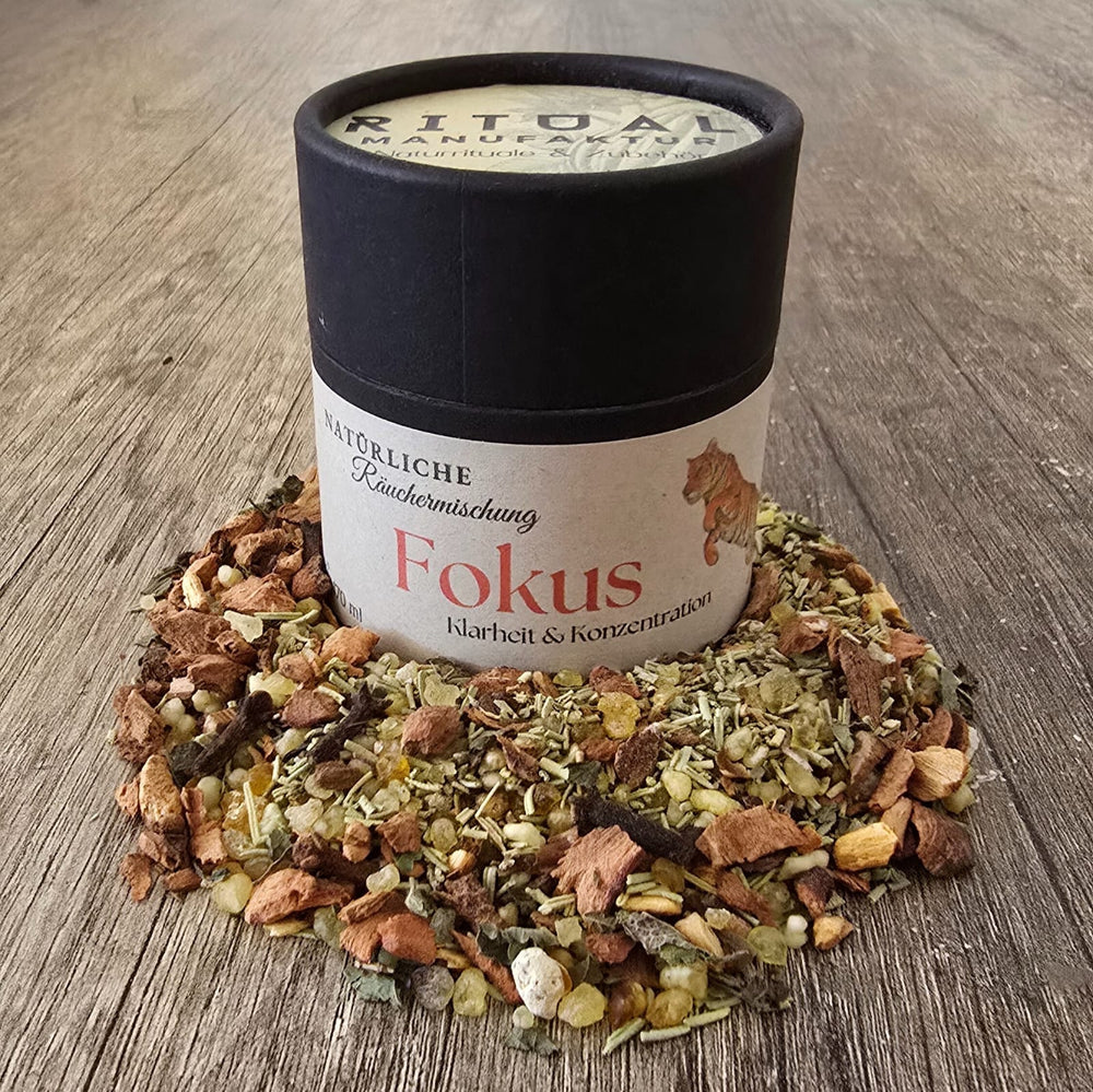 Fokus Räuchermischung - Ritualmanufaktur.de