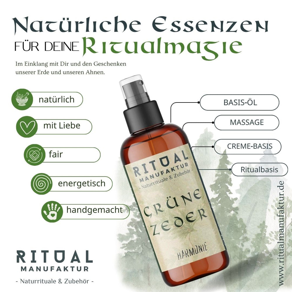 Grüne Zeder Spray naturrein I Ritualmanufaktur