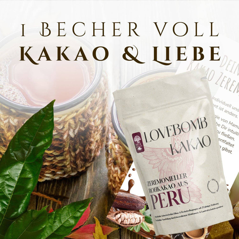 Ein Becher Bio Rohkakao je 35g - Ritualmanufaktur.de