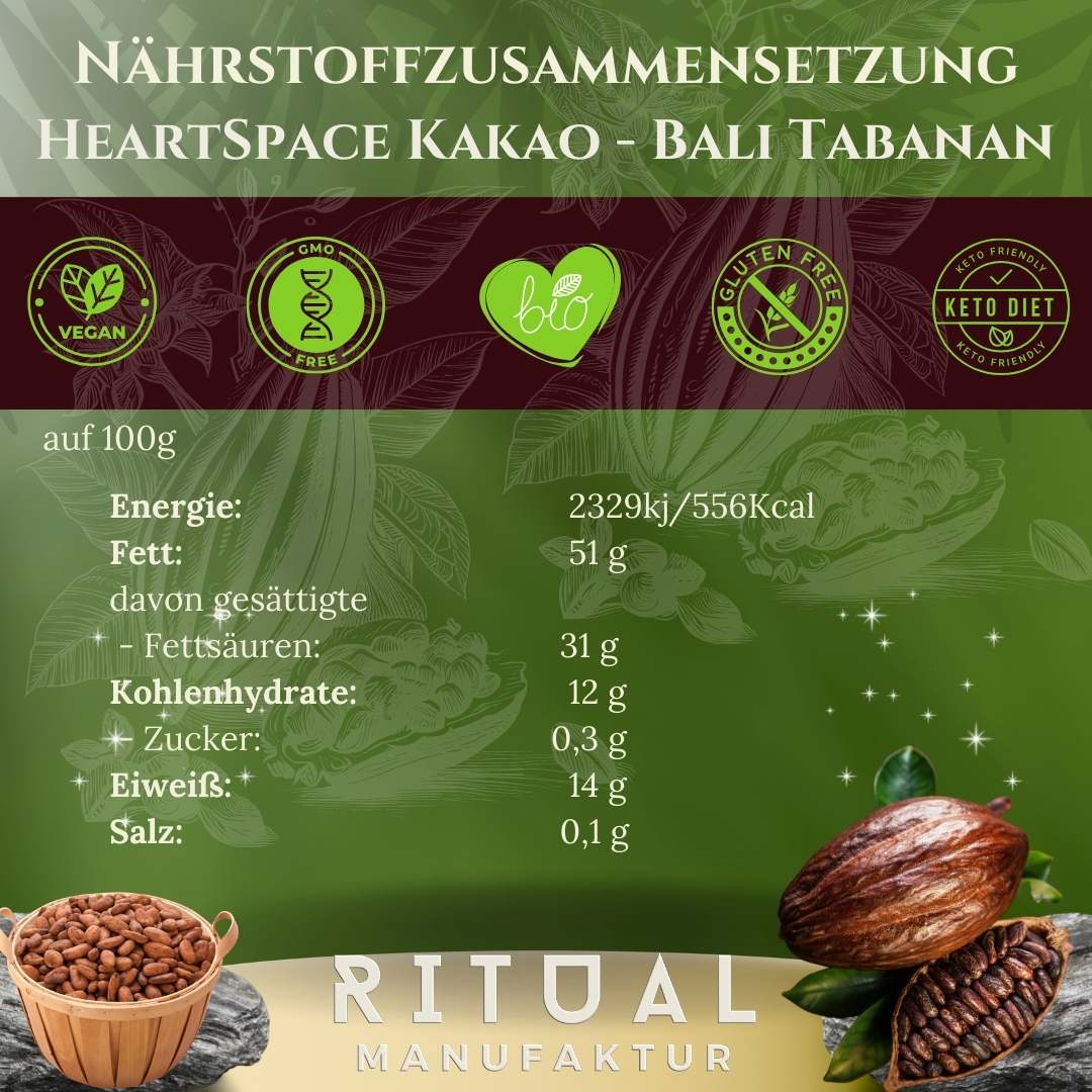 Rohkakao aus Tabanan auf Bali - Ritualmanufaktur.de