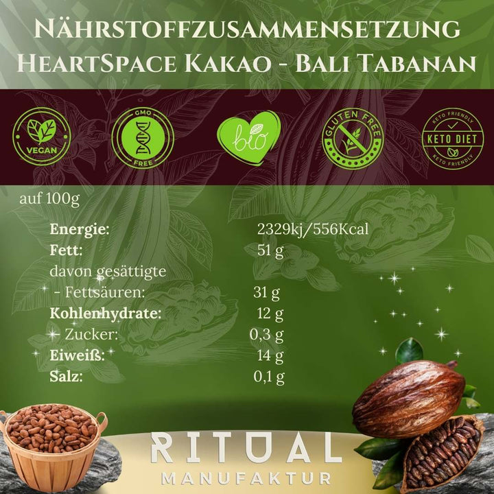 Rohkakao aus Tabanan auf Bali - Ritualmanufaktur.de