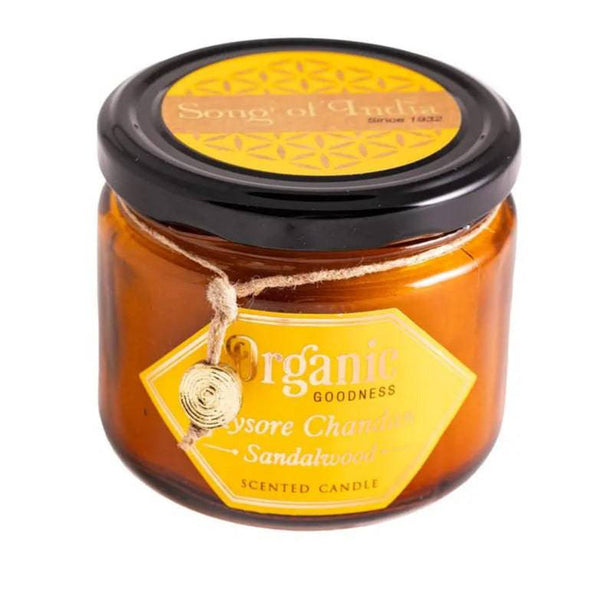Sandelholz Sojawachskerze mit Deckel - Ritualmanufaktur.de
