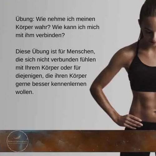 Eine Körperübung - in Verbindung mit dem Körper sein - Ritualmanufaktur.de