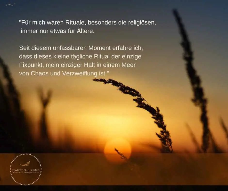 Rituale - Trost in Trauerzeiten? - Ritualmanufaktur.de
