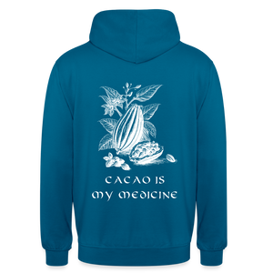 Cacao is my Medicine Premium  Hoodie - Tiefseeblau 