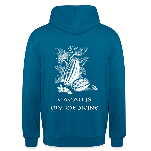 Cacao is my Medicine Premium  Hoodie - Tiefseeblau 
