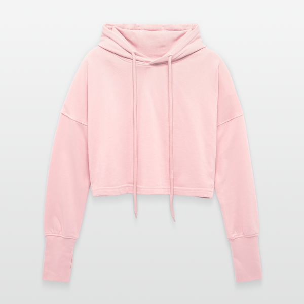 Hof Sellmer Cropped Frauen Hoodie - Hellrosa