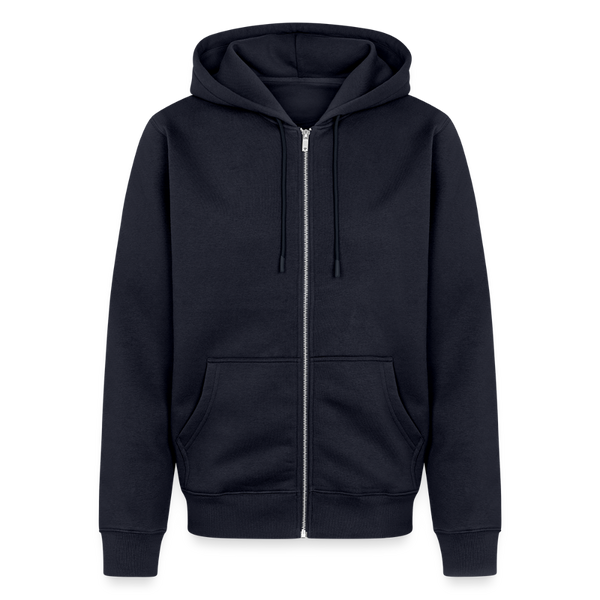 Hof Sellmer Männer Premium Kapuzenjacke dunkle Farben / weiße Schrift - Navy