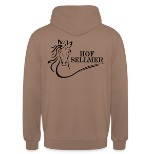 Sellmer hell Schrift schwarz - Mokka