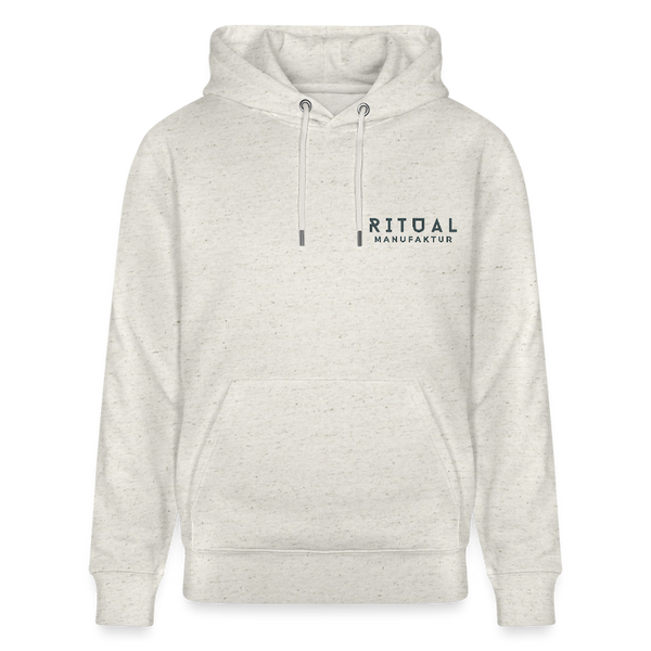 Feel Free – Premium Hoodie Pilzmagie - Beige meliert