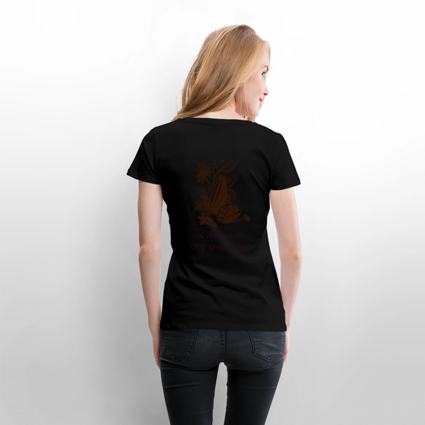 Nachhaltiges Frauen Premium T-Shirt - Schwarz