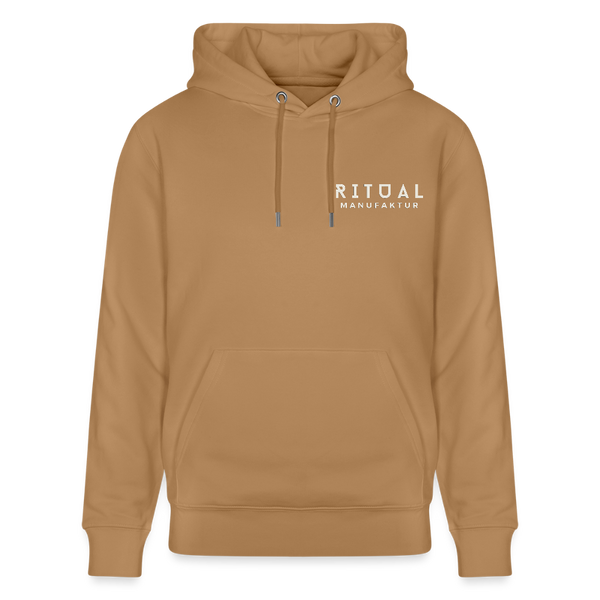 Feel Free – Premium Hoodie Pilzmagie - Karamell 