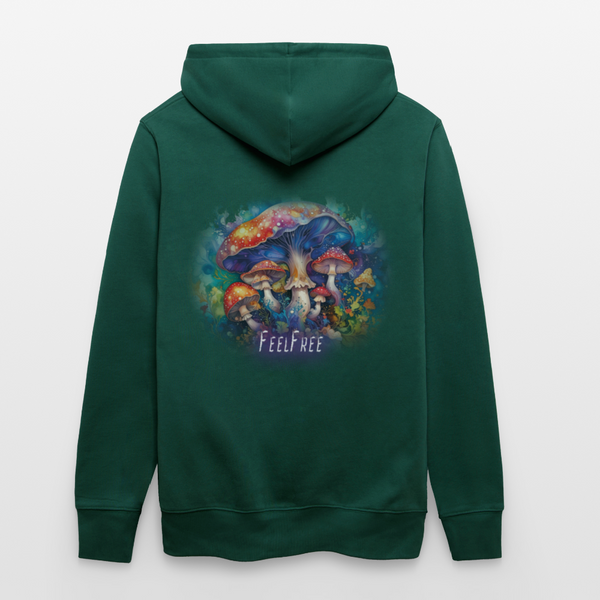 Feel Free – Premium Hoodie Pilzmagie - Forest