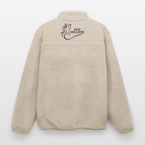 Hof Sellmer Sherpajacke beige / Schrift schwarz - Beige