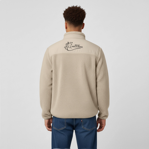 Hof Sellmer Sherpajacke beige / Schrift schwarz - Beige