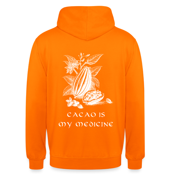 Cacao is my Medicine Premium  Hoodie - Orange