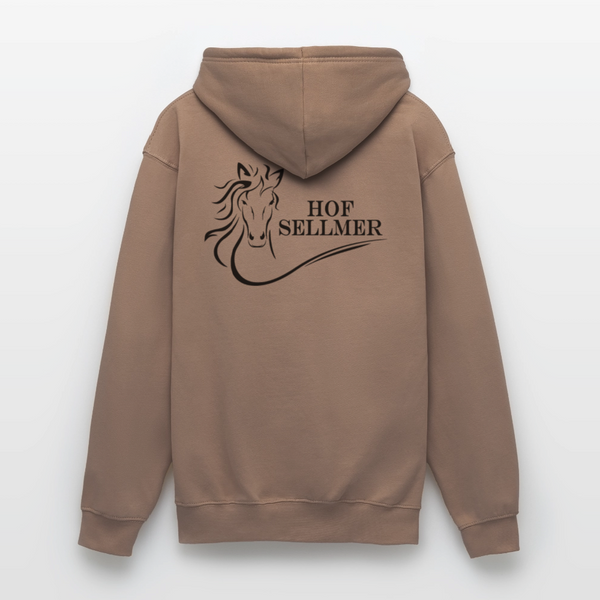 Sellmer hell Schrift schwarz - Mokka