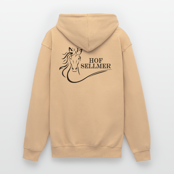 Sellmer hell Schrift schwarz - Pfirsich