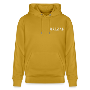 Feel Free – Premium Hoodie Pilzmagie - Ocker