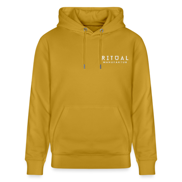 Feel Free – Premium Hoodie Pilzmagie - Ocker