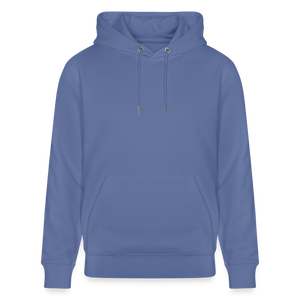 Stanley/Stella Unisex Bio-Hoodie dunkle Farben / Schrift weiss - Blau