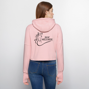 Hof Sellmer Cropped Frauen Hoodie - Hellrosa