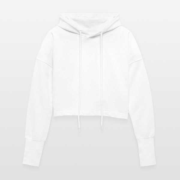 Hof Sellmer Cropped Frauen Hoodie - Weiß