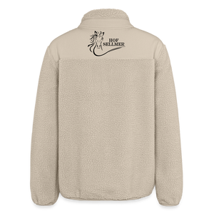Hof Sellmer Sherpajacke beige / Schrift schwarz - Beige