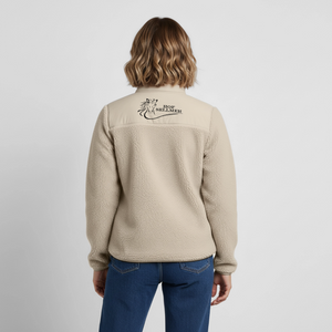 Hof Sellmer Sherpajacke beige / Schrift schwarz - Beige