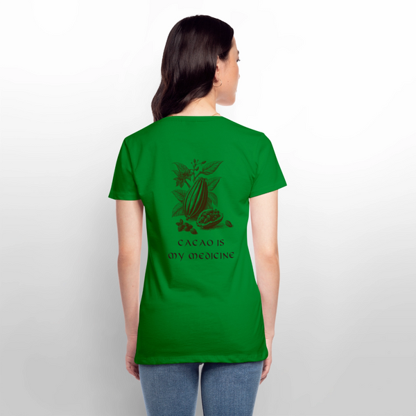 Nachhaltiges Frauen Premium T-Shirt - Grün