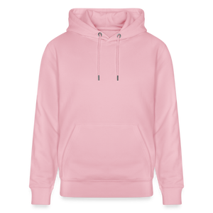 Hof Sellmer Unisex Bio-Hoodie CRUISER  dunkel / Schrift weiß - Hellrosa