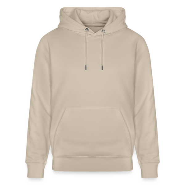 Hof Sellmer Unisex Bio-Hoodie CRUISER  dunkel / Schrift weiß - Beige