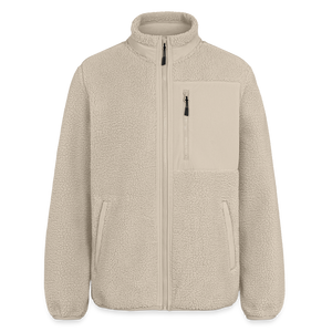 Hof Sellmer Sherpajacke beige / Schrift schwarz - Beige