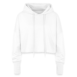 Hof Sellmer Cropped Frauen Hoodie - Weiß