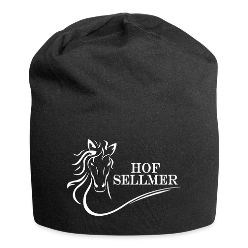 Hof Sellmer Jersey-Beanie - Schwarz