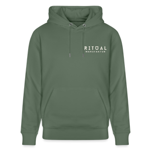 Feel Free – Premium Hoodie Pilzmagie - Tanngrün