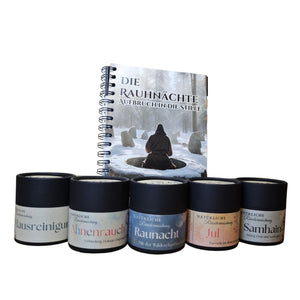 Rauhnächte Räucherset mit Arbeitsbuch I Ritualmanufaktur