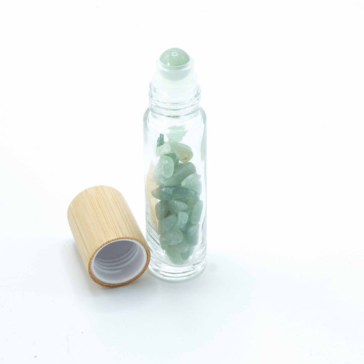 Edelstein Roll-On Glasflasche