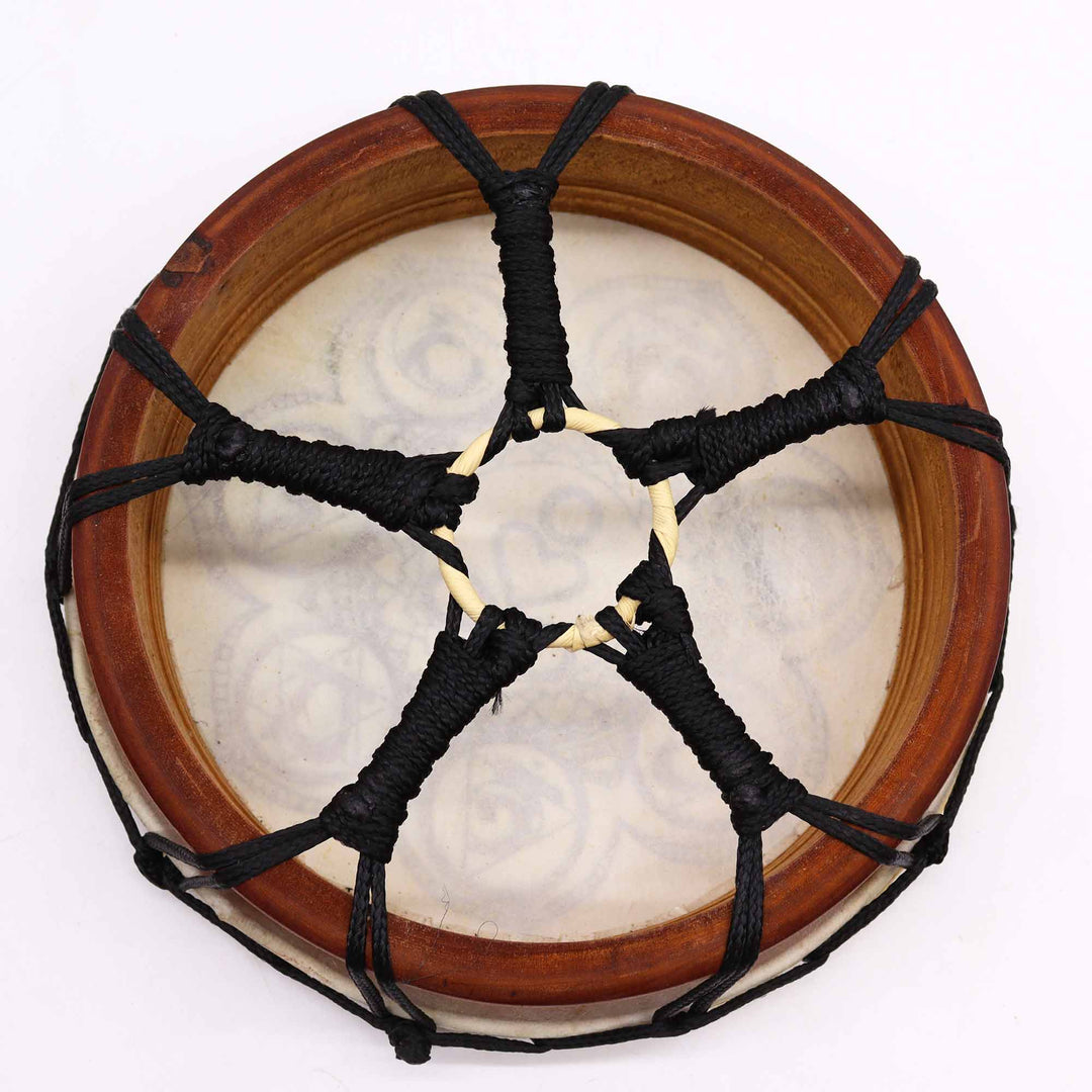 Schamanische Hand-Trommel Chakra 25 cm I Handgefertigt - Ritualmanufaktur.de