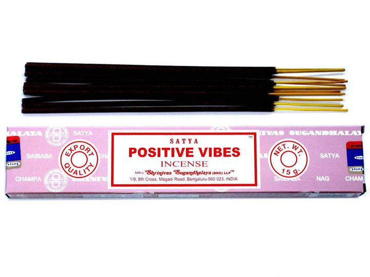 Positive Vibes Räucherstäbchen handgerollt