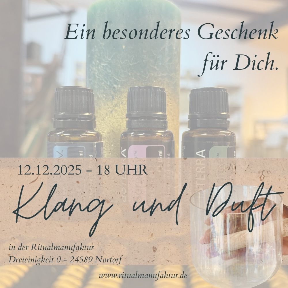 Klang und Duft. Ein Moment für dich  - 12.12.2025 mit Bettina und Katja