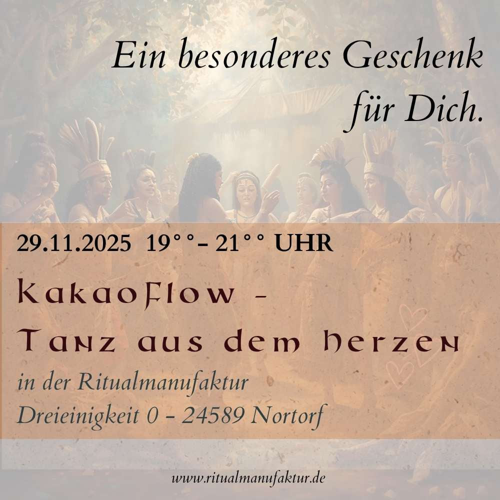 Kakao Flow - Tanz aus dem Herzen - 29.11.2025 um 19 Uhr mit Ana Sia