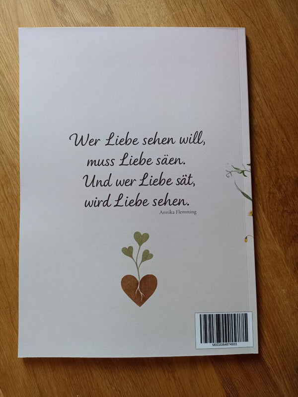 Rückseite des HerzPfad Journal