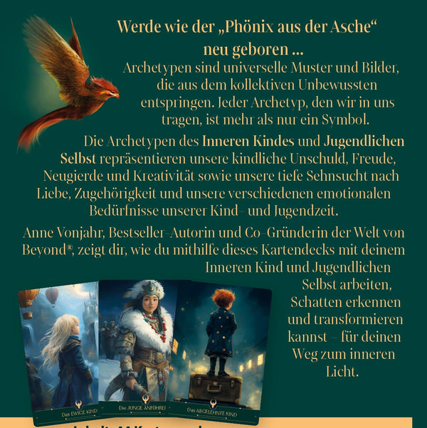 Die Phönixkarten für dein Inneres Kind von Anne Vonjahr