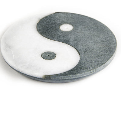 Ying-Yang - Räucherstäbchenhalter aus Marmor 10 cm Berk