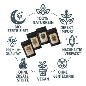 A cup organic raw cocoa each 35g